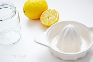 lemon juice to rince hair