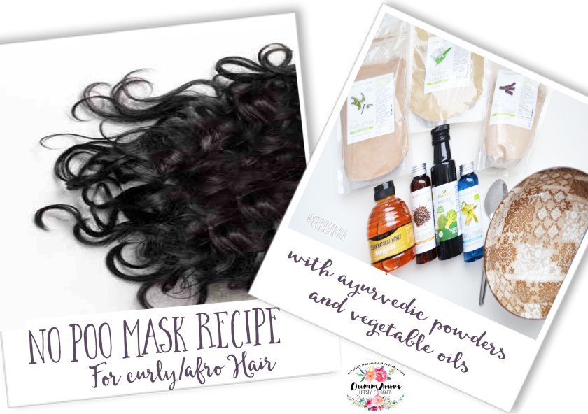 no poo mask recipe for curly hair